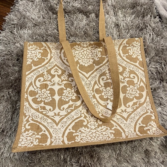 ECO OVERSIZED REUSABLE SHOPPING BEACH SWIM TOTE BAG NWT! - Picture 2 of 4